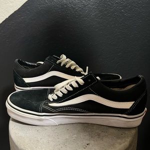 Classic Black Lace Up Vans